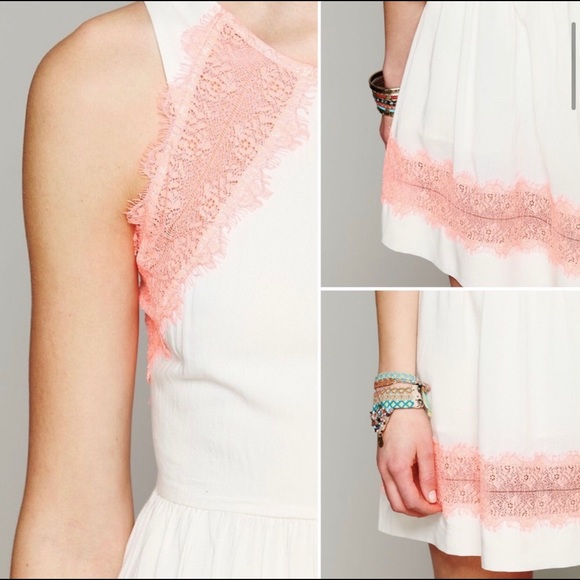 Free People beautiful lace detail dress! - Picture 3 of 10